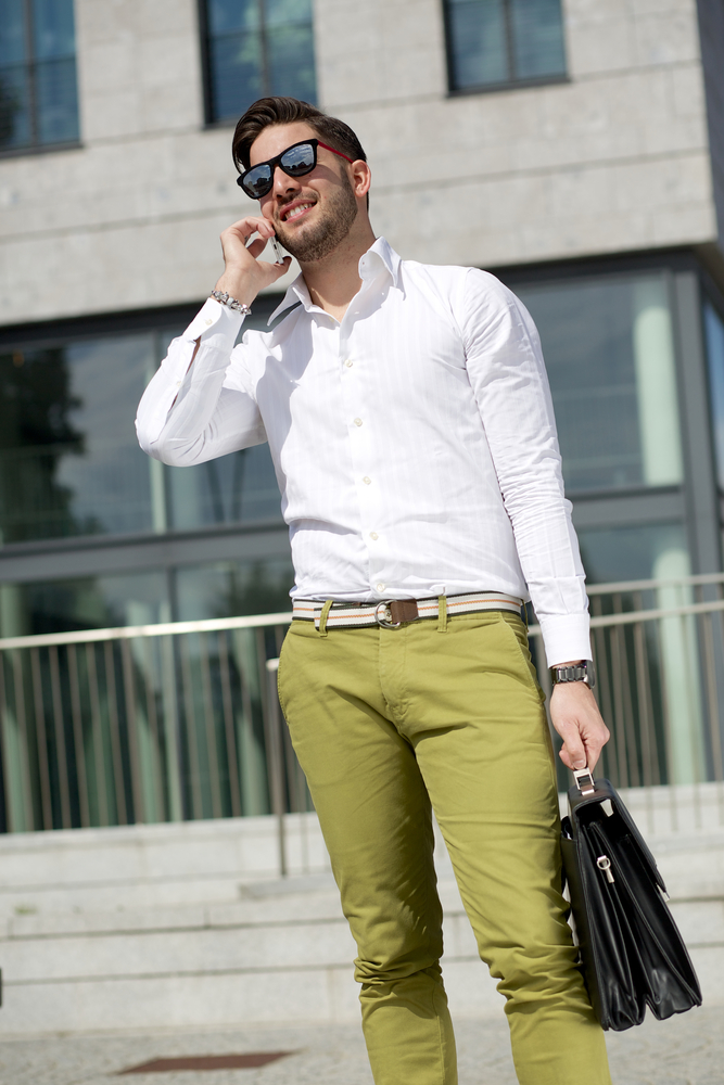 Long Sleeve and Trousers Office Attire Men 2